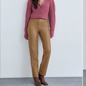 Aritzia High-waisted, Vegan Leather pants in size XS